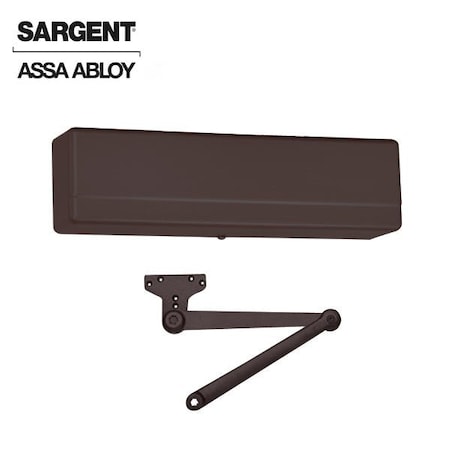 Sargent 1431 Series Surface Mechanical Closer Heavy Duty Parallel Arm Dark Oxidized Satin Bronze Equivalent SRG-1431-P10-10BE